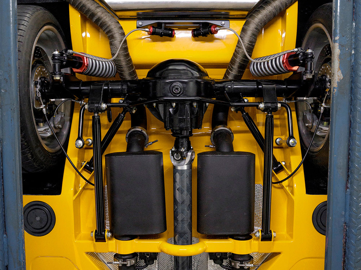 Underside of the Ringbrothers 1969 Dodge Charger